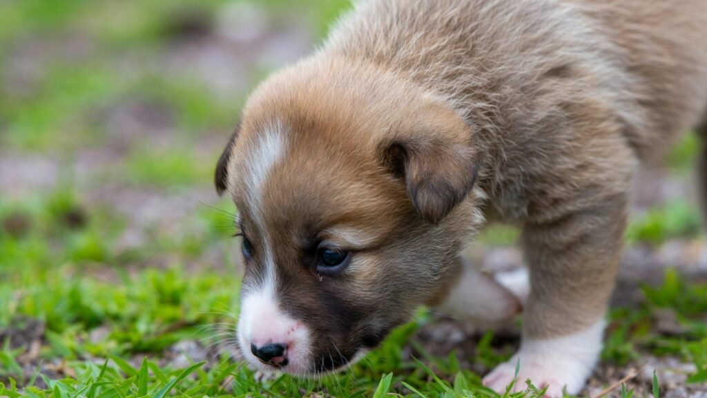 puppy using strong sens. fun fact about pupiese of smell