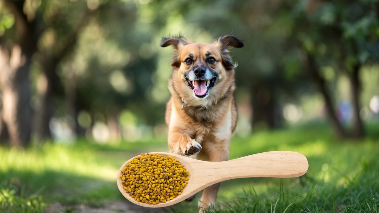 bee pollen for dogs natural supplement