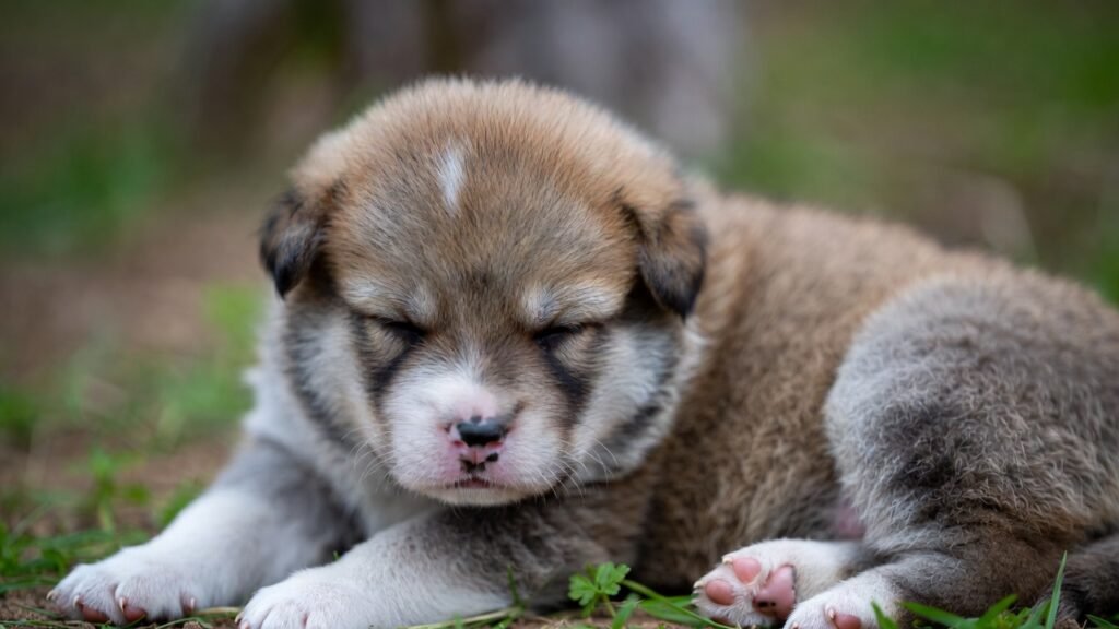 Sleeping puppy dreaming this is fun fact about puppies