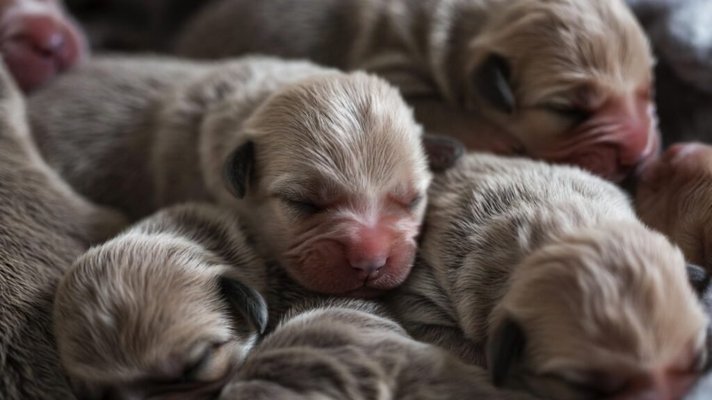newborn puppies blind and deaf .fun fact about puppies