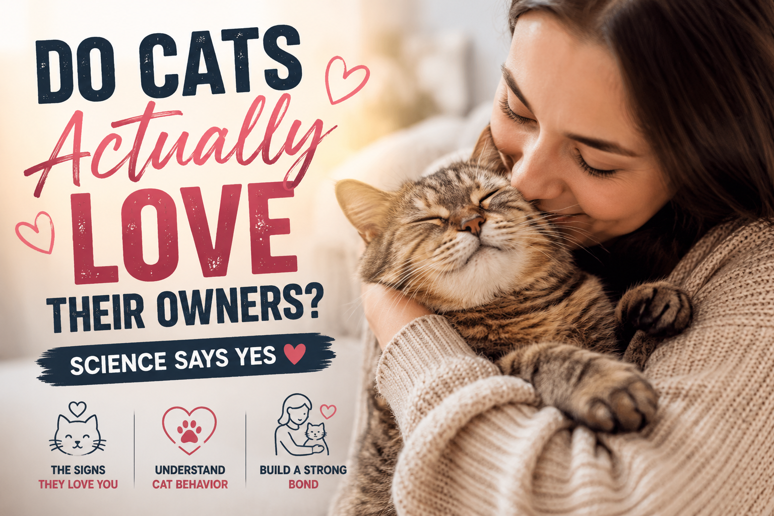 Does your cat really love you? Discover the science behind cat affection, the signs your cat loves you, and what their behavior truly means.